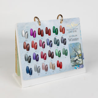 Cre8tion Cat Eye Gel 0.5oz - Four season Set 81 Colors w/ 1 Color Display Free