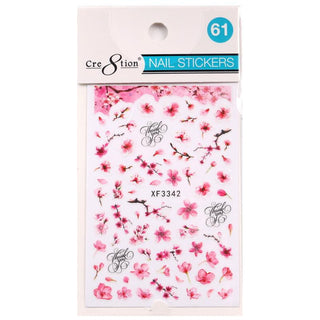 Cre8tion Nail Art Sticker Flower (26 Styles)