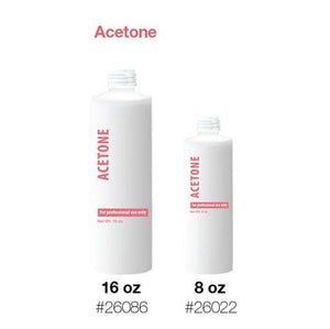 Cre8tion Plastic Bottle "Acetone" EMPTY - Cap Not Included