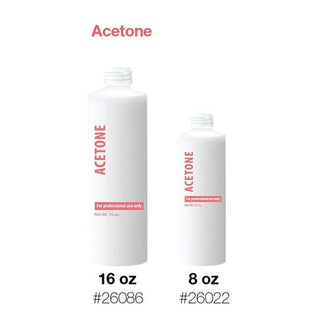 Cre8tion Plastic Bottle "Acetone" EMPTY - Cap Not Included