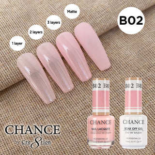 Cre8tion Gel Color - Chance Bare Collection B02 8oz Refill
