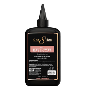 Cre8tion Soak Off Gel Base Coat Refill 16oz