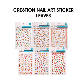 Cre8tion Nail Art Sticker Leaves (11 Styles)