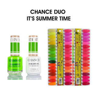 Chance Matching Duo 0.5oz - 36 Colors #145 - #180 - It’s Summer Time Collection w/ 2 set Color Chart — Cre8tion Nail Color...