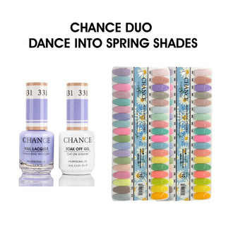 Chance Matching Duo 0.5oz - 36 Colors #325 - #360 - Dance Into Spring Shades Collection w/ 2 set Color Chart — Cre8tion Na...