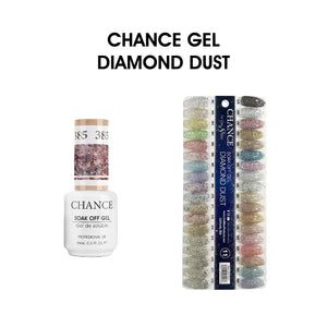 Chance Soak Off Gel 0.5oz - Diamond Dust Collection 36 Colors (#361 - #396) W/ 1 Set Color Chart — Cre8tion Nail Color Cha...