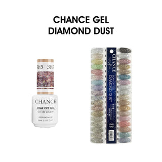 Chance Soak Off Gel 0.5oz - Diamond Dust Collection 36 Colors (#361 - #396) W/ 1 Set Color Chart — Cre8tion Nail Color Cha...