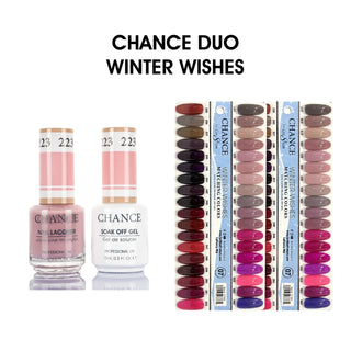Chance Matching Duo 0.5oz - 36 Colors #217 - #252 - Winter Wishes Collection w/ 2 set Color Chart — Cre8tion Nail Color Ch...