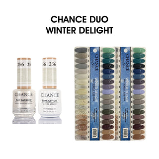 Chance Matching Duo 0.5oz - 36 Colors - Winter Delight Collection w/ 2 set Color Chart — Cre8tion Nail Color Chart Wholesa...
