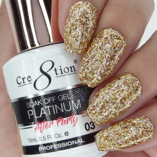 Cre8tion Platinum After Party Gel 0.5oz 03