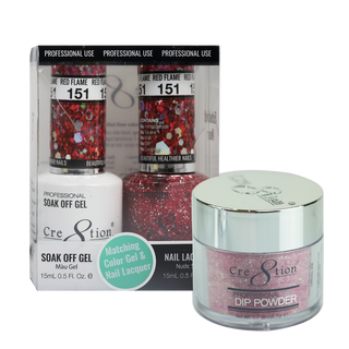 Cre8tion Matching Sets - 151 Red Flame