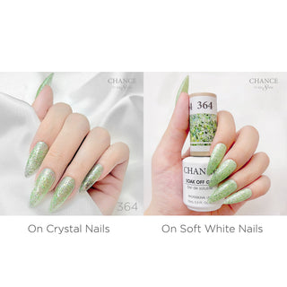 Chance Soak Off Gel 0.5oz - Diamond Dust Collection 36 Colors (#361 - #396) W/ 1 Set Color Chart