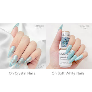 Chance Soak Off Gel 0.5oz - Diamond Dust Collection 36 Colors (#361 - #396) W/ 1 Set Color Chart