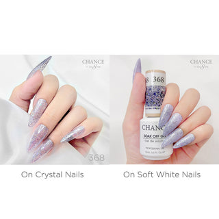 Chance Soak Off Gel 0.5oz - Diamond Dust Collection 36 Colors (#361 - #396) W/ 1 Set Color Chart