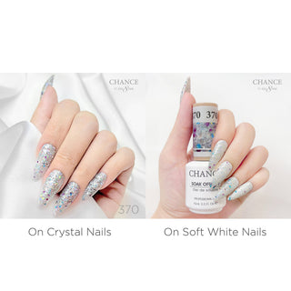 Chance Soak Off Gel 0.5oz - Diamond Dust Collection 36 Colors (#361 - #396) W/ 1 Set Color Chart