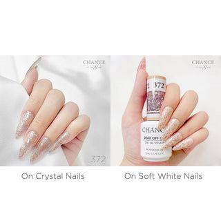 Chance Soak Off Gel 0.5oz - Diamond Dust Collection 36 Colors (#361 - #396) W/ 1 Set Color Chart