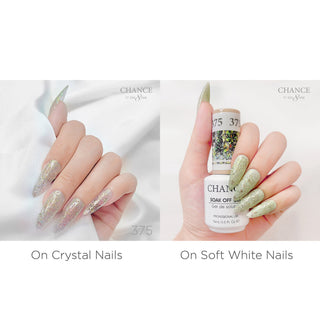 Chance Soak Off Gel 0.5oz - Diamond Dust Collection 36 Colors (#361 - #396) W/ 1 Set Color Chart