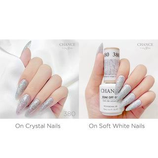 Chance Soak Off Gel 0.5oz - Diamond Dust Collection 36 Colors (#361 - #396) W/ 1 Set Color Chart