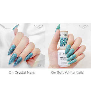 Chance Soak Off Gel 0.5oz - Diamond Dust Collection 36 Colors (#361 - #396) W/ 1 Set Color Chart
