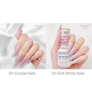 Chance Soak Off Gel 0.5oz - Diamond Dust Collection 36 Colors (#361 - #396) W/ 1 Set Color Chart