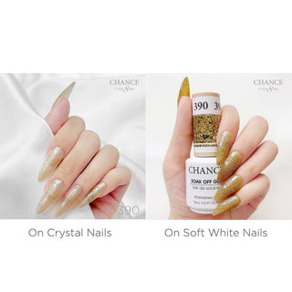 Chance Soak Off Gel 0.5oz - Diamond Dust Collection 36 Colors (#361 - #396) W/ 1 Set Color Chart