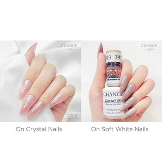 Chance Soak Off Gel 0.5oz - Diamond Dust Collection 36 Colors (#361 - #396) W/ 1 Set Color Chart
