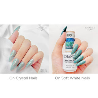 Chance Soak Off Gel 0.5oz - Diamond Dust Collection 36 Colors (#361 - #396) W/ 1 Set Color Chart