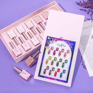 Cre8tion Cat Eye Back To The Moon Kit - 12 Colors