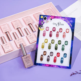 Cre8tion Cat Eye Back To The Moon Kit - 12 Colors