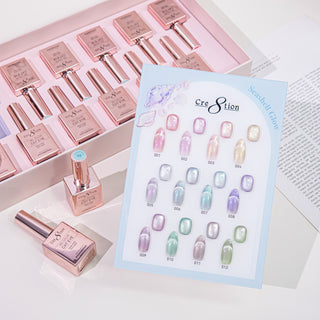 Cre8tion Cat Eye Seashell Glow Kit - 12 Colors