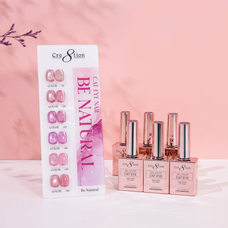 Cre8tion Cat Eye Be Natural Kit - 6 Colors