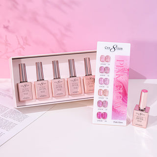 Cre8tion Cat Eye Pink Glow Kit - 6 Colors