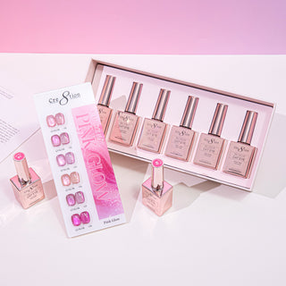 Cre8tion Cat Eye Pink Glow Kit - 6 Colors