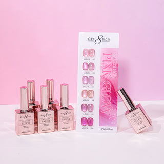 Cre8tion Cat Eye Pink Glow Kit - 6 Colors