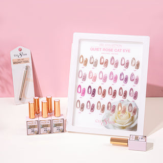Cre8tion Cat Eye Quiet Rose Kit - 24 Colors