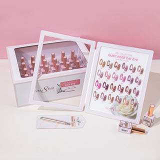 Cre8tion Cat Eye Quiet Rose Kit - 24 Colors