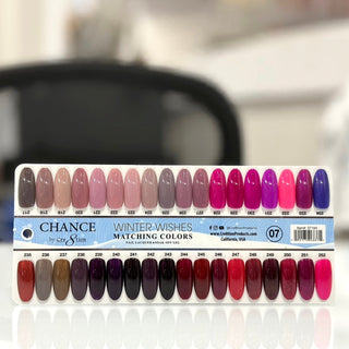 Chance Matching Duo 0.5oz - 36 Colors #217 - #252 - Winter Wishes Collection w/ 2 set Color Chart