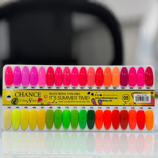 Chance Matching Duo 0.5oz - 36 Colors #145 - #180 - It’s Summer Time Collection w/ 2 set Color Chart