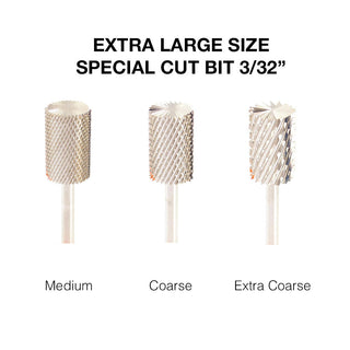 Cre8tion Extra Large Size - Special Cut Bit 3/32" Silver