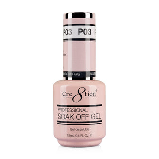 Cre8tion Gel - French Collection 0.5oz - P03 Precious Pink