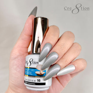 Cre8tion Pearl Gel 0.5oz - Full Set 18 colors w/ 1 Calendar Display