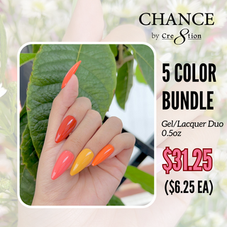 Chance Gel & Nail Lacquer Duo 0.5oz - (181-191-195-185-182)