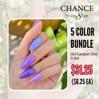 Chance Gel & Nail Lacquer Duo 0.5oz - (056- 062- 059- 058- 065)
