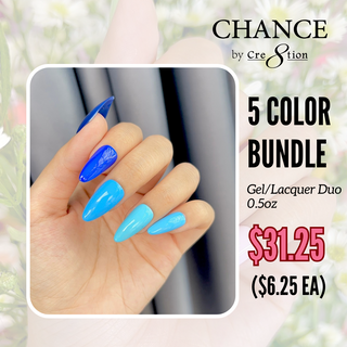 Chance Gel & Nail Lacquer Duo 0.5oz - (102- 108- 095- 093- 094)