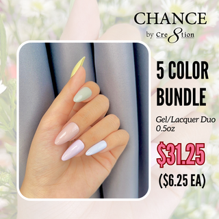 Chance Gel & Nail Lacquer Duo 0.5oz - (297- 346- 300- 299- 298)