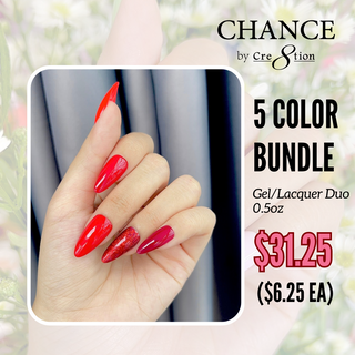 Chance Gel & Nail Lacquer Duo 0.5oz - (117- 123- 113- 136- 111)