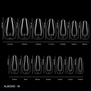 Cre8tion Soft Gel Tips - ALMOND