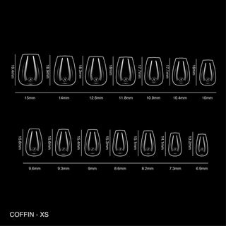 Cre8tion Soft Gel Tips - COFFIN