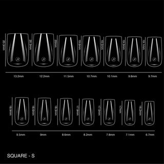 Cre8tion Soft Gel Tips - SQUARE