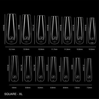 Cre8tion Soft Gel Tips - SQUARE